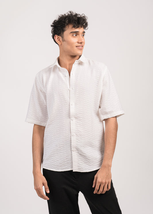 Ivory Breeze Textured Shirt