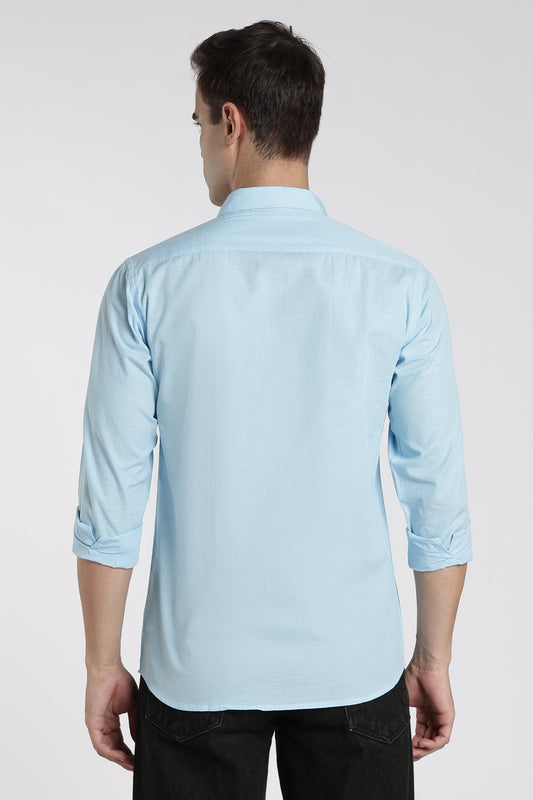 Sky Blue Twill Shirt