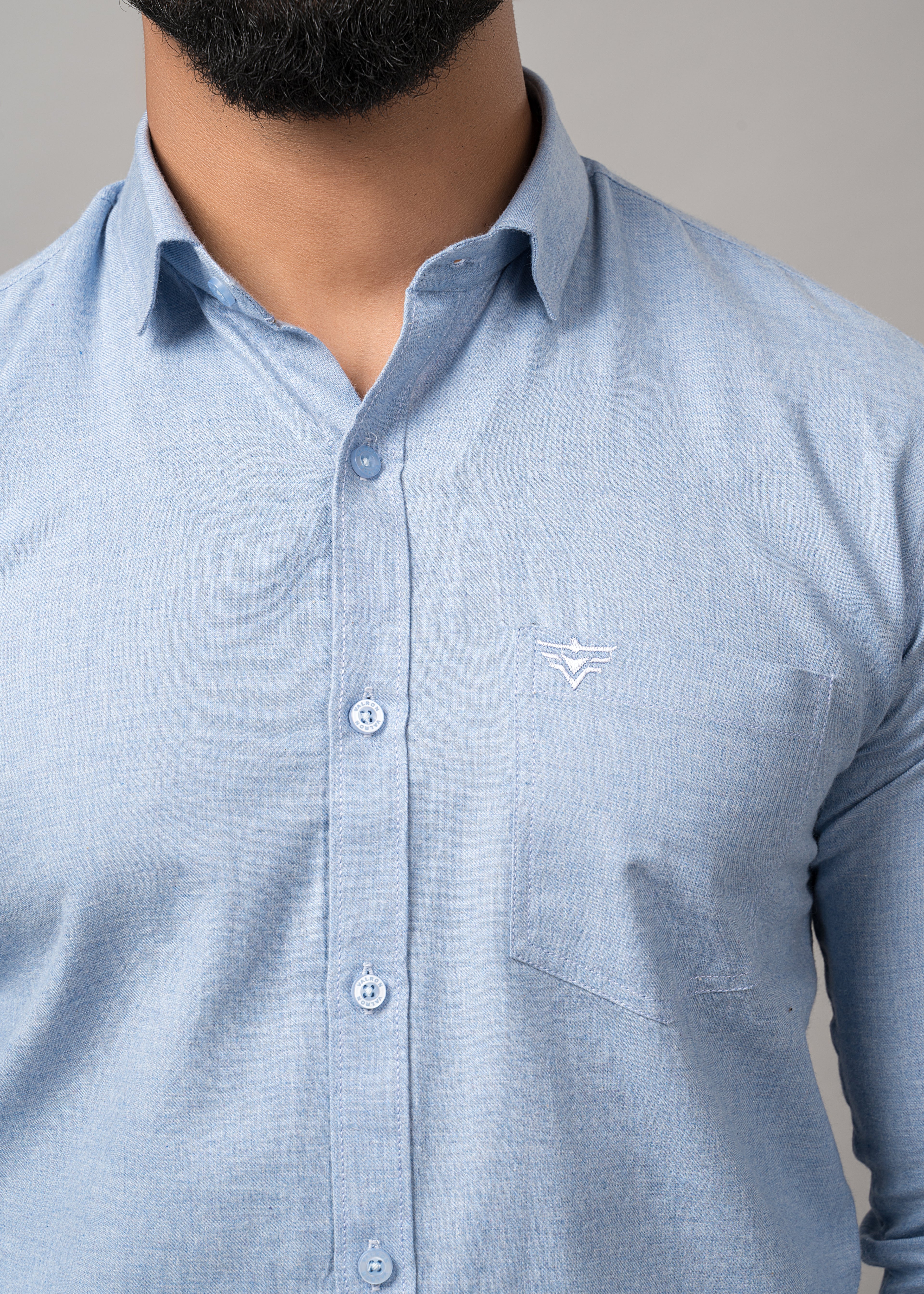 Men’s Blue Oxford Shirt
