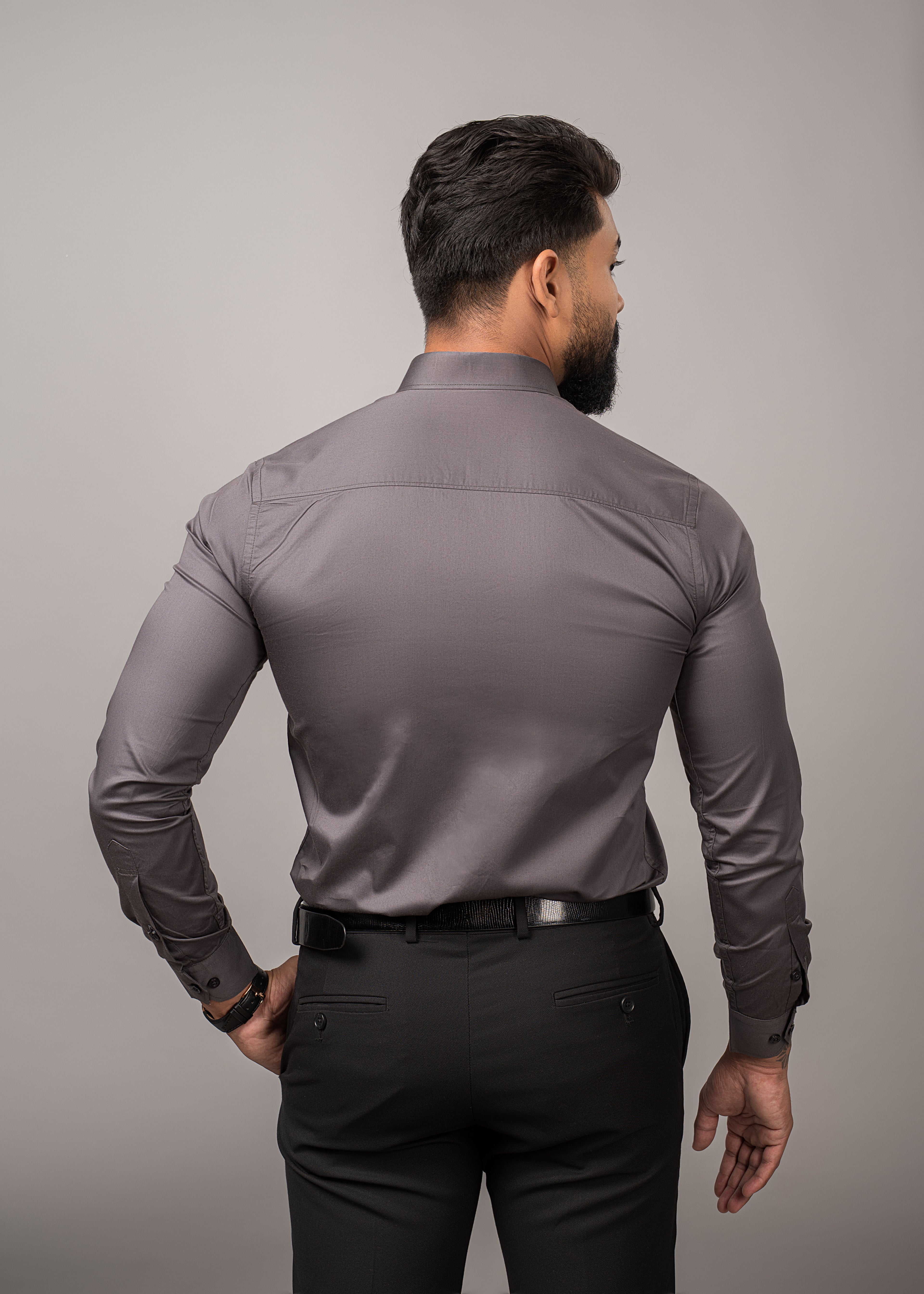 Men's Urban Fit Dark Grey Shirt