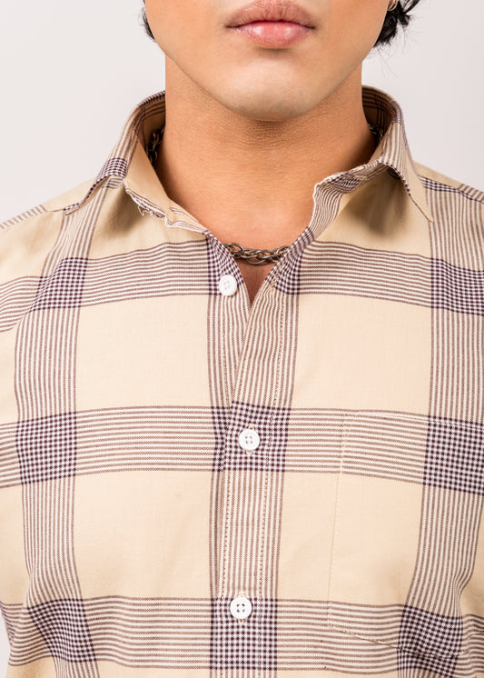 Men’s Sandstone Check Shirt