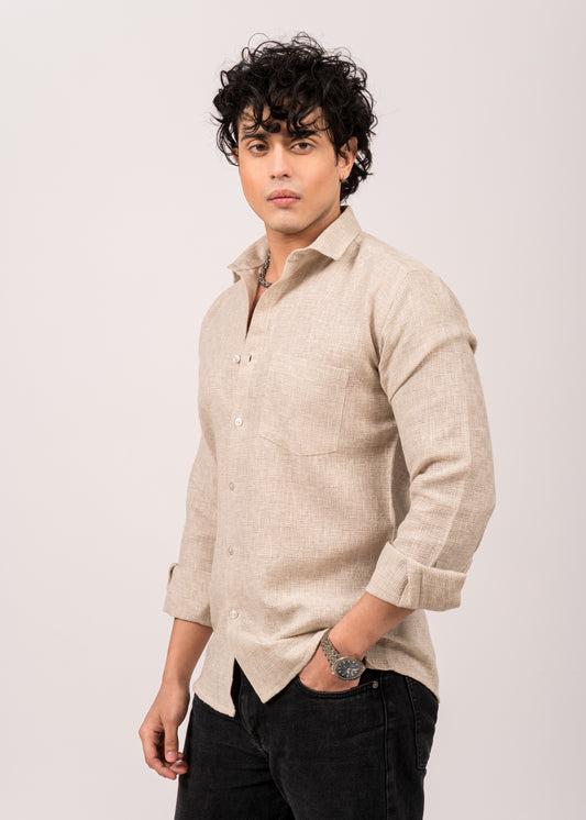 Stone Beige Classic Shirt