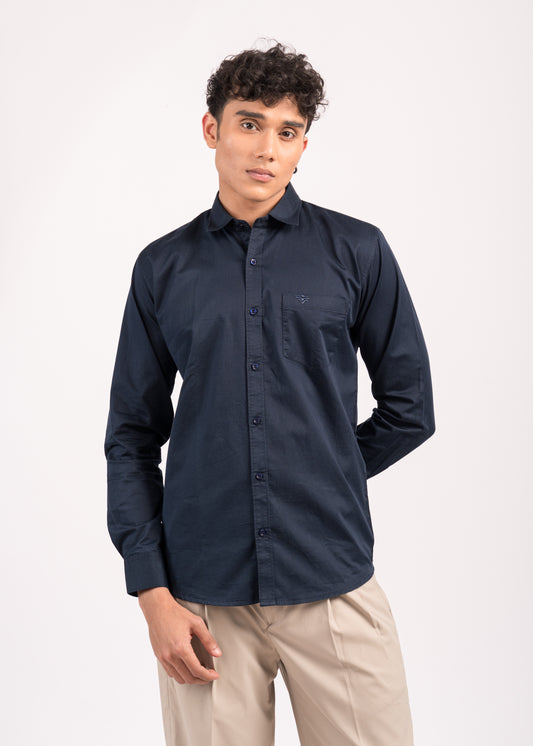 Deep Navy Blue Shirt
