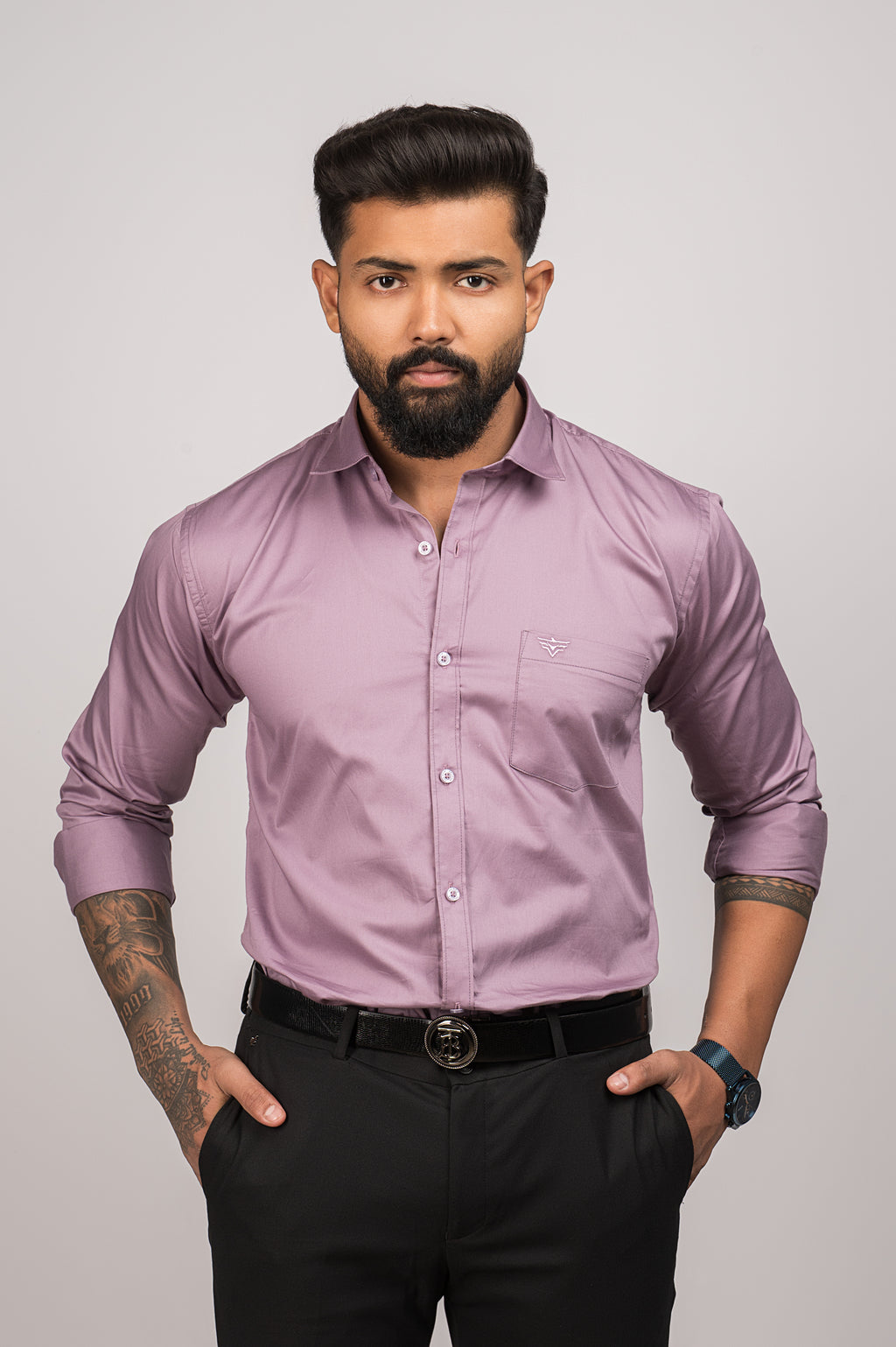 Men's Urban Fit Lavander Shirt