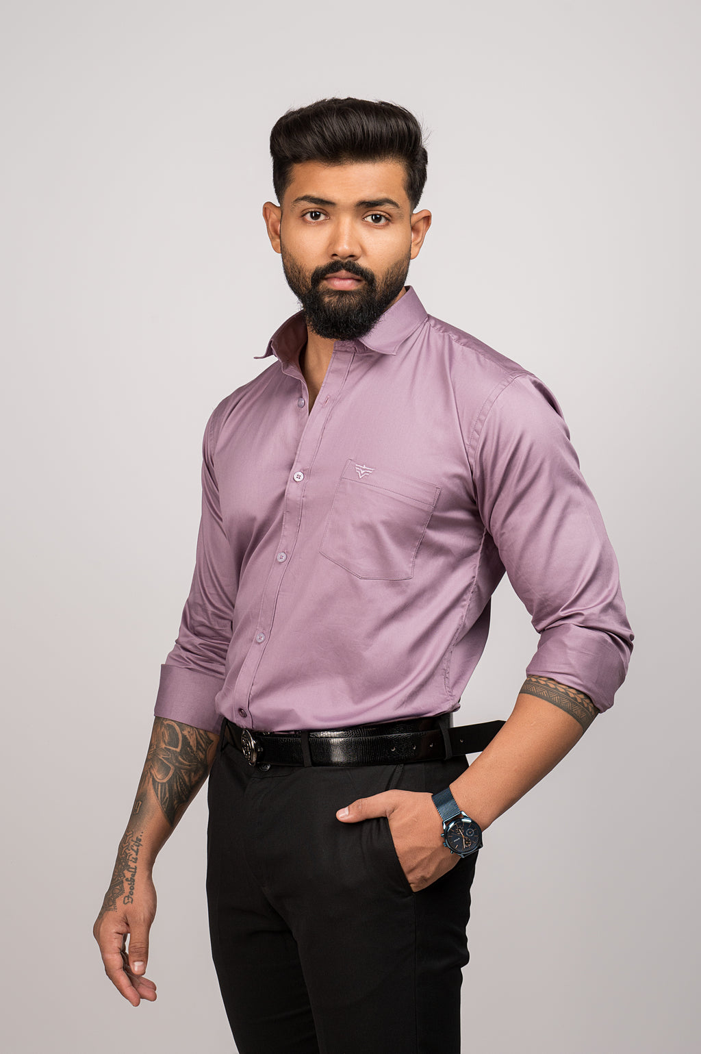 Men's Urban Fit Lavander Shirt