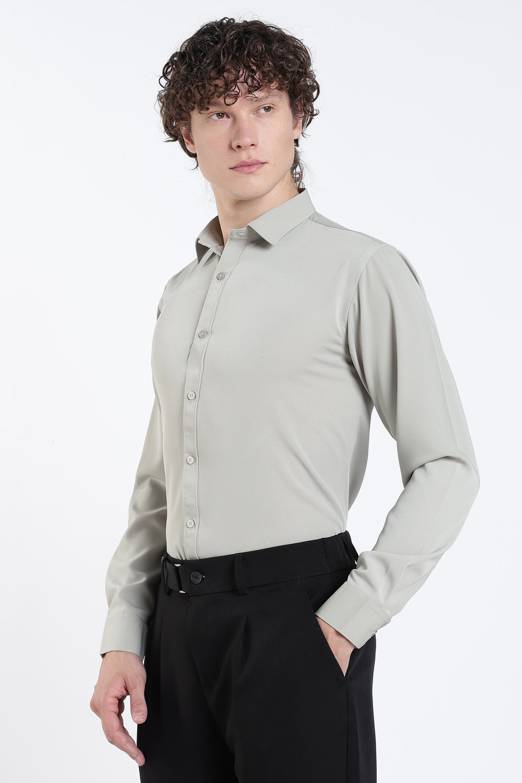 Olive Ash Formal Shirt