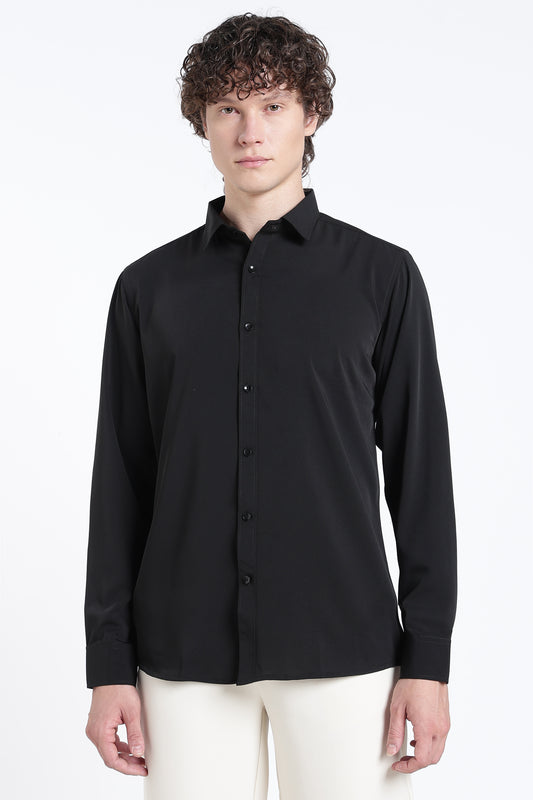 Midnight Black Formal Shirt
