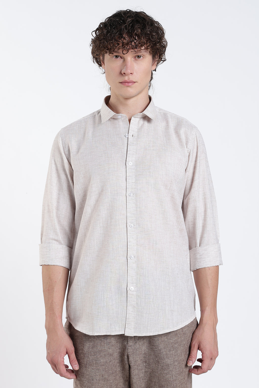 Pearl Ash Linen Shirt