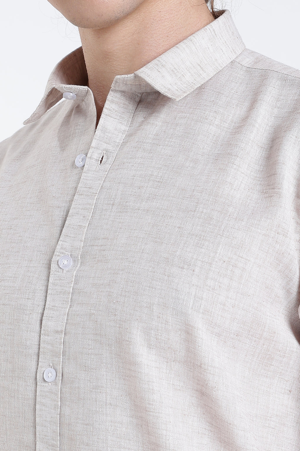 Pearl Ash Linen Shirt