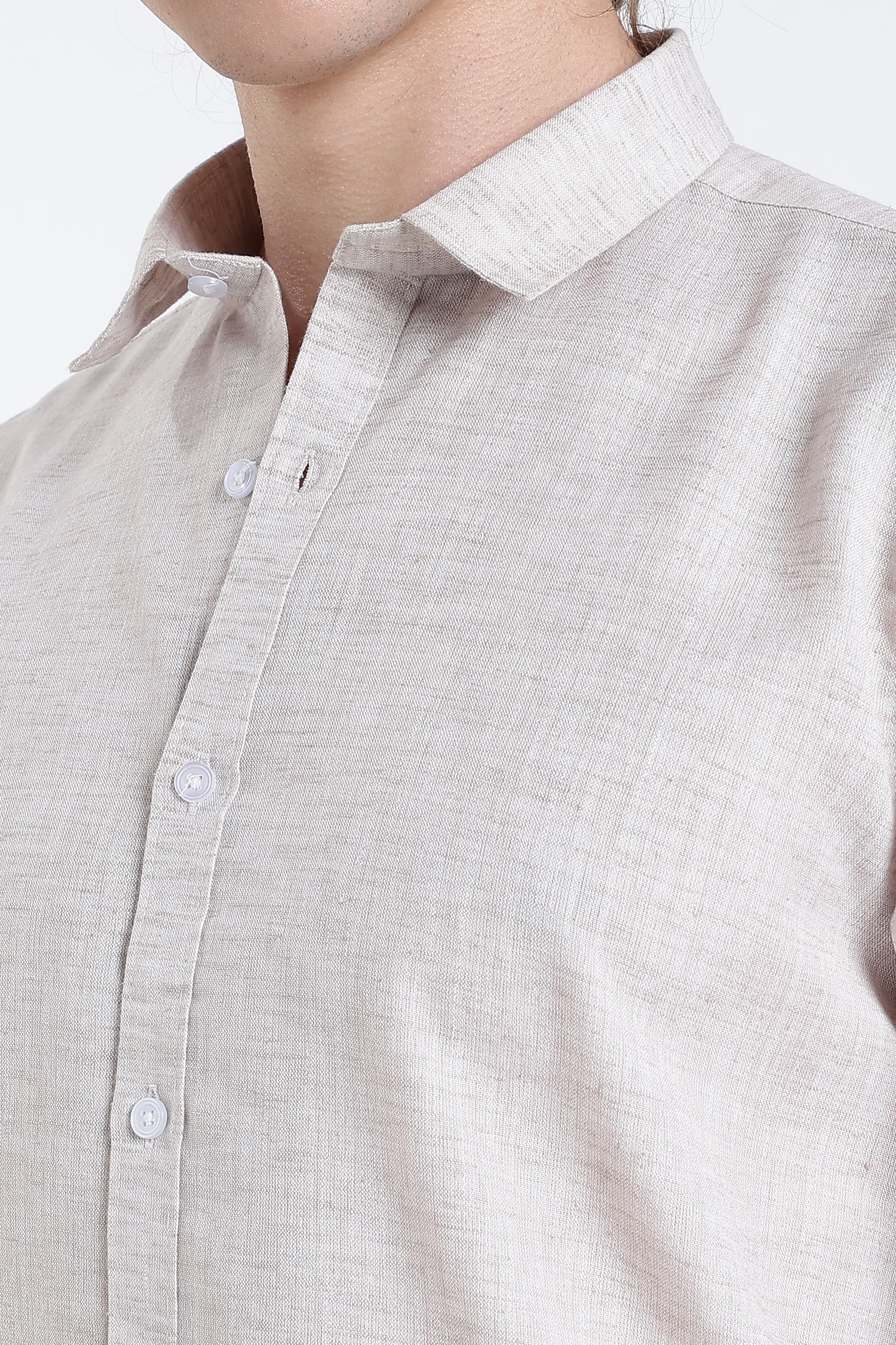Pearl Ash Linen Shirt