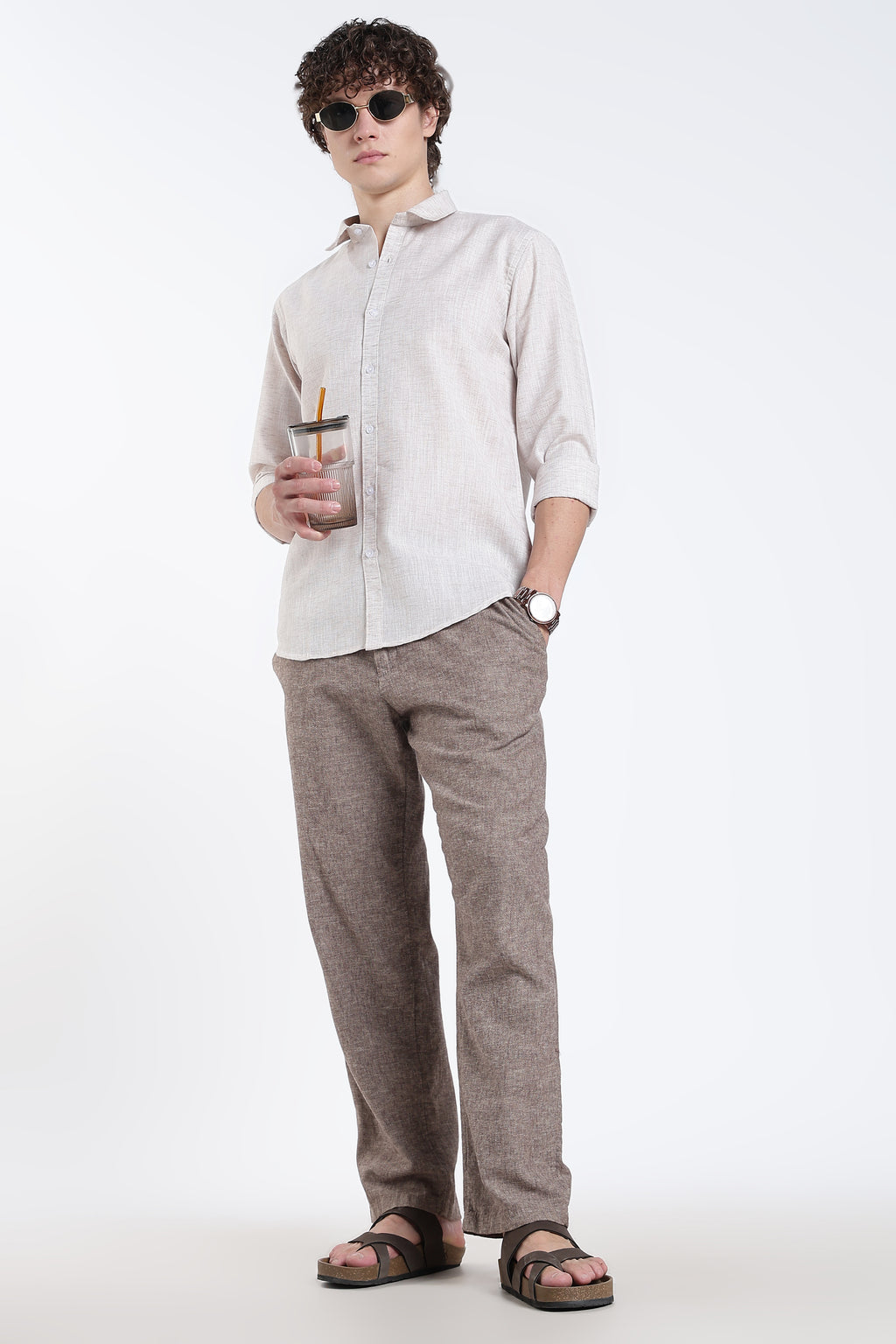 Pearl Ash Linen Shirt