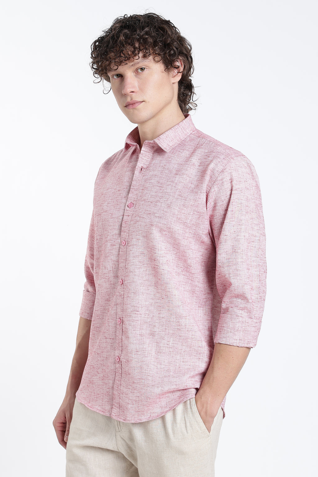 Rose Dust Linen Shirts