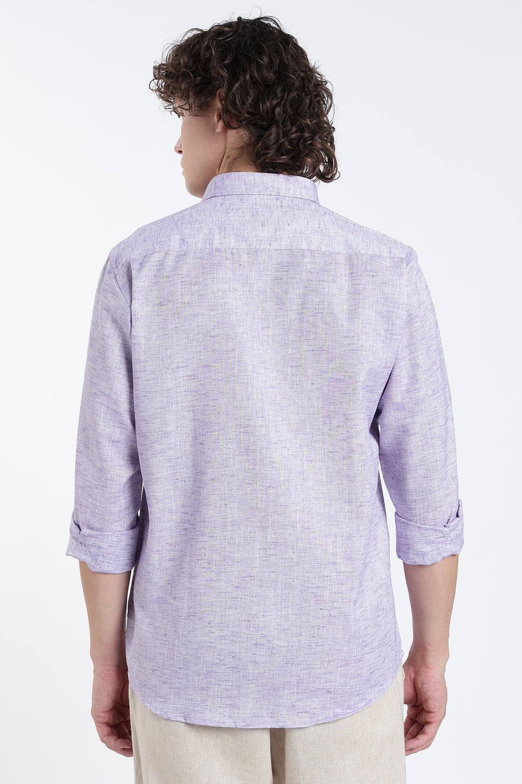 Mist Lavender Linen Shirt