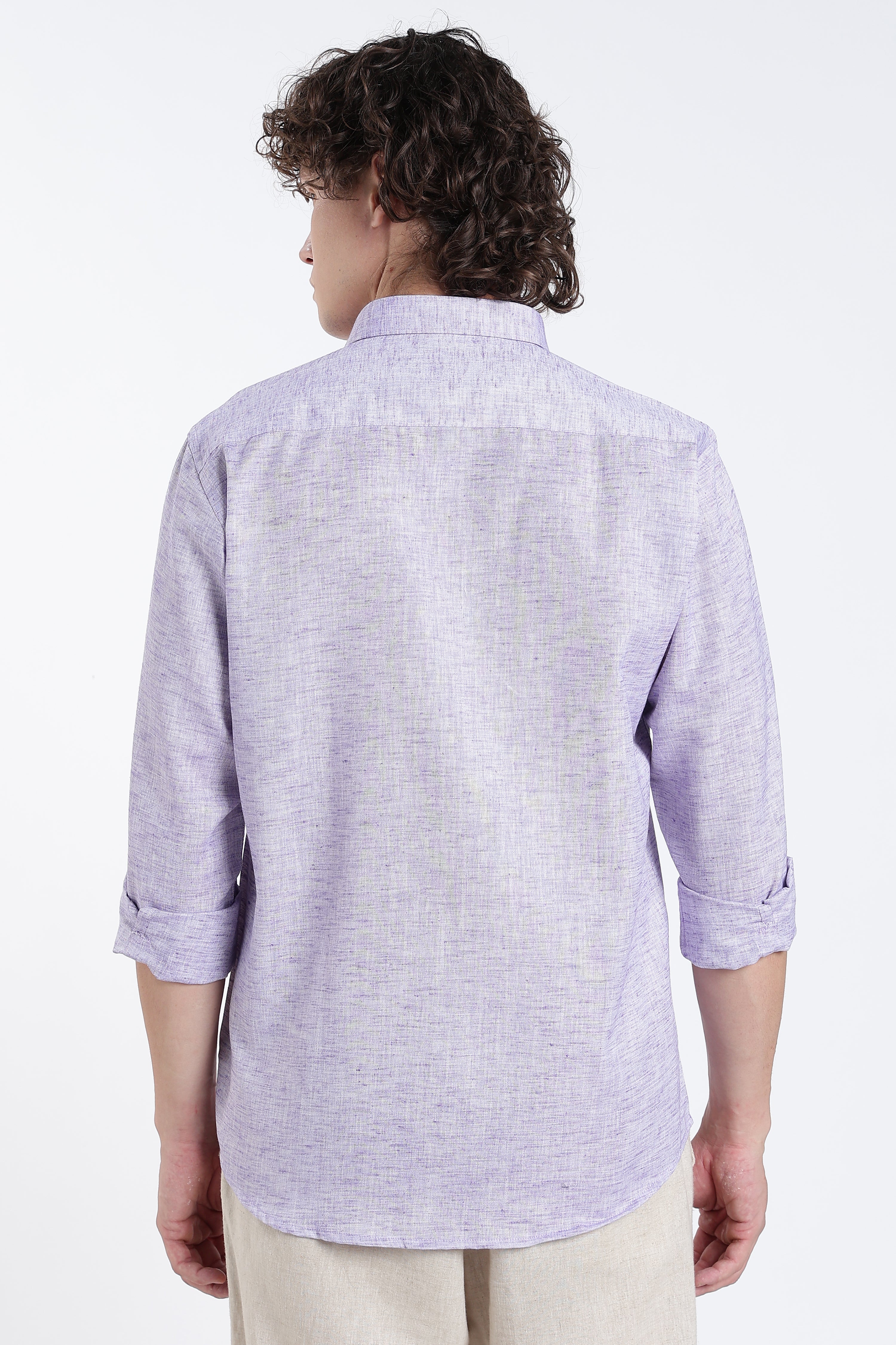 Mist Lavender Linen Shirt