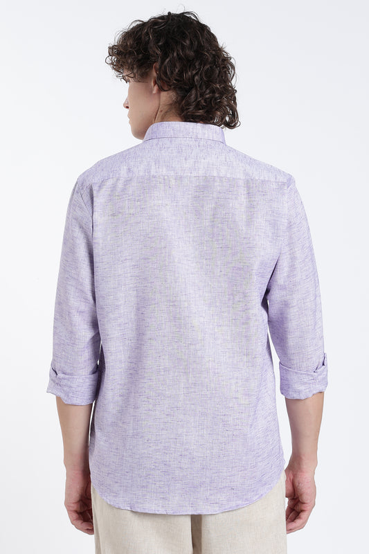 Mist Lavender Linen Shirt