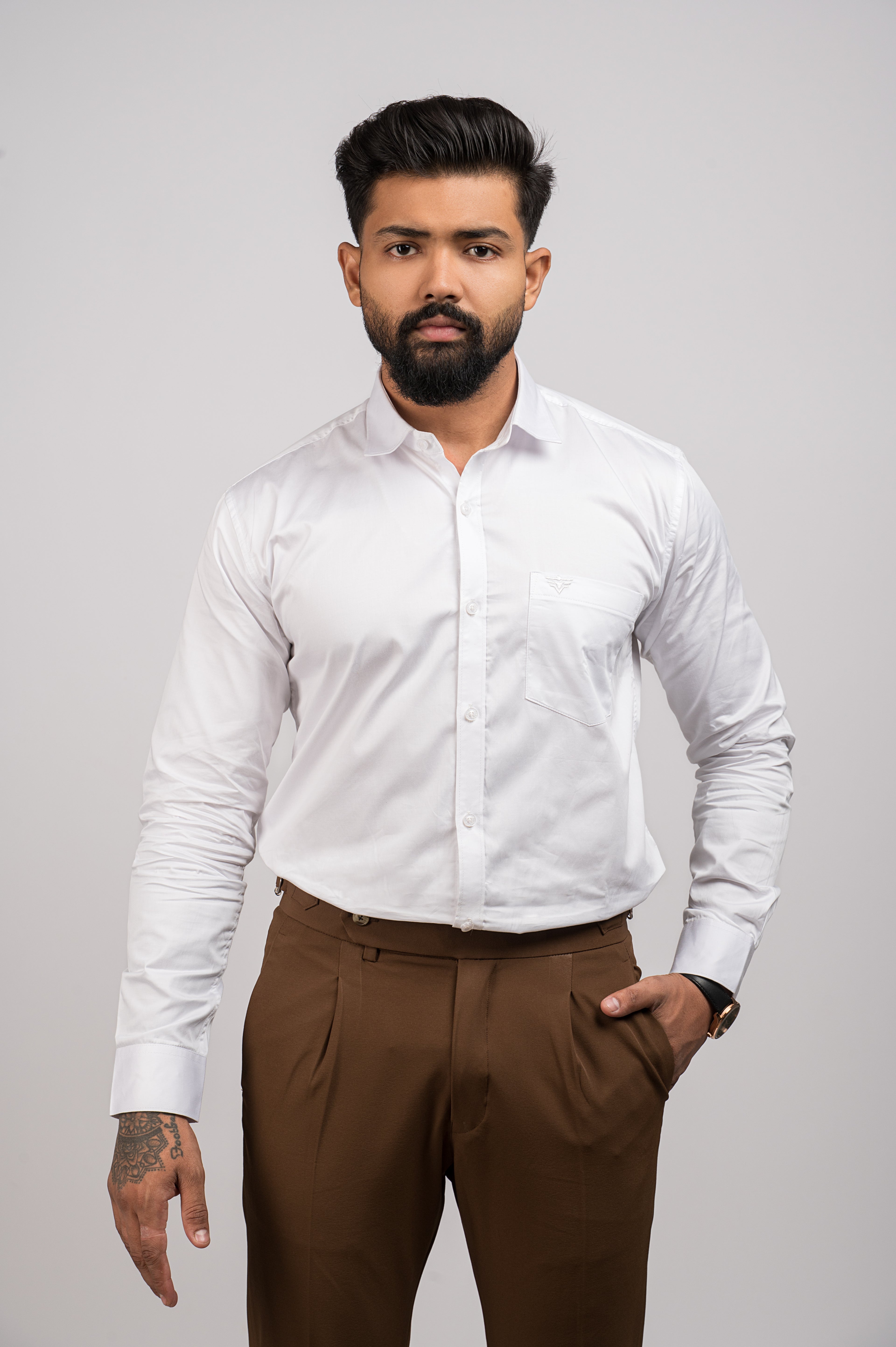 Men's Urban Fit White Shirt