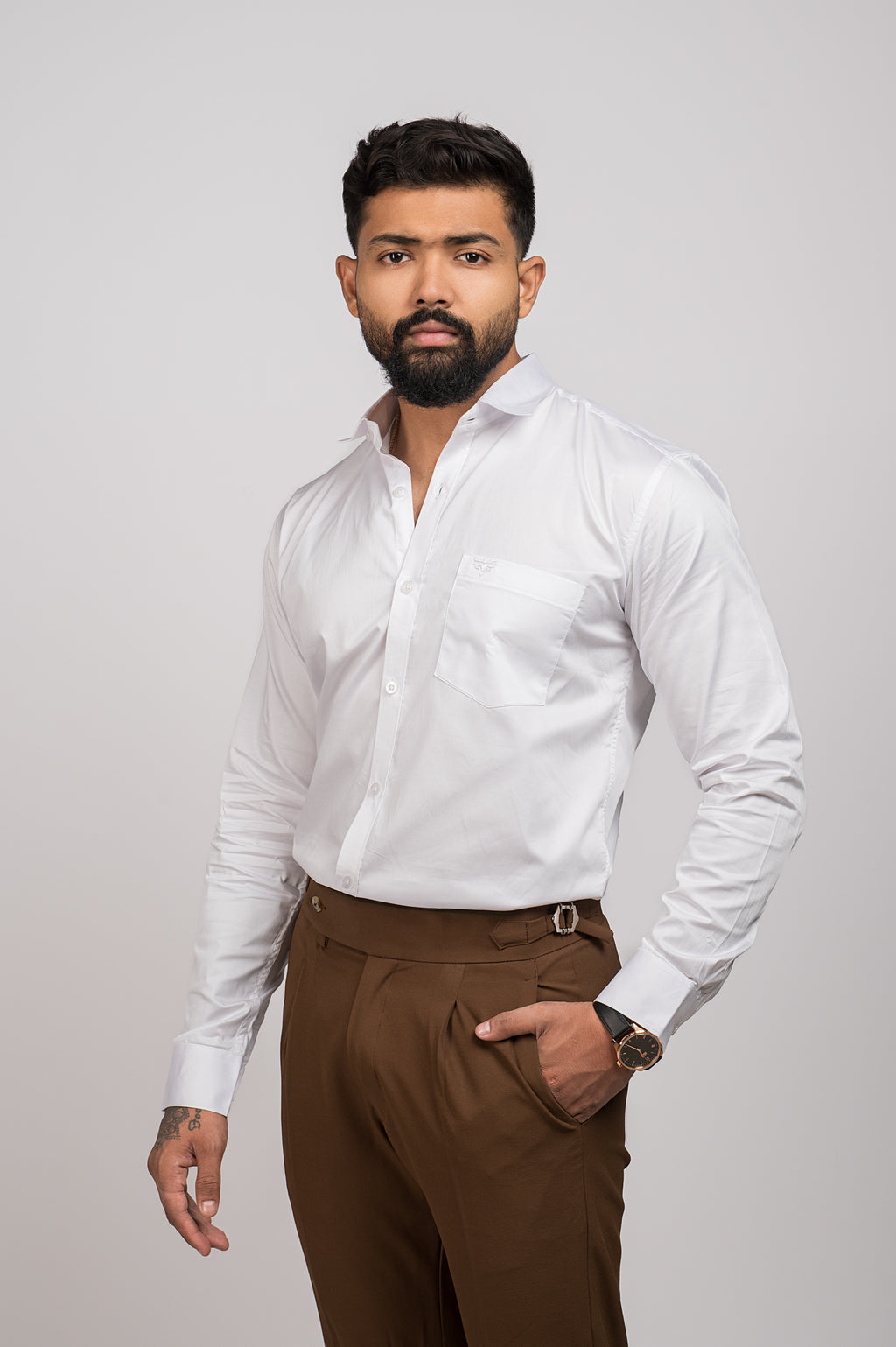 Men's Urban Fit White Shirt