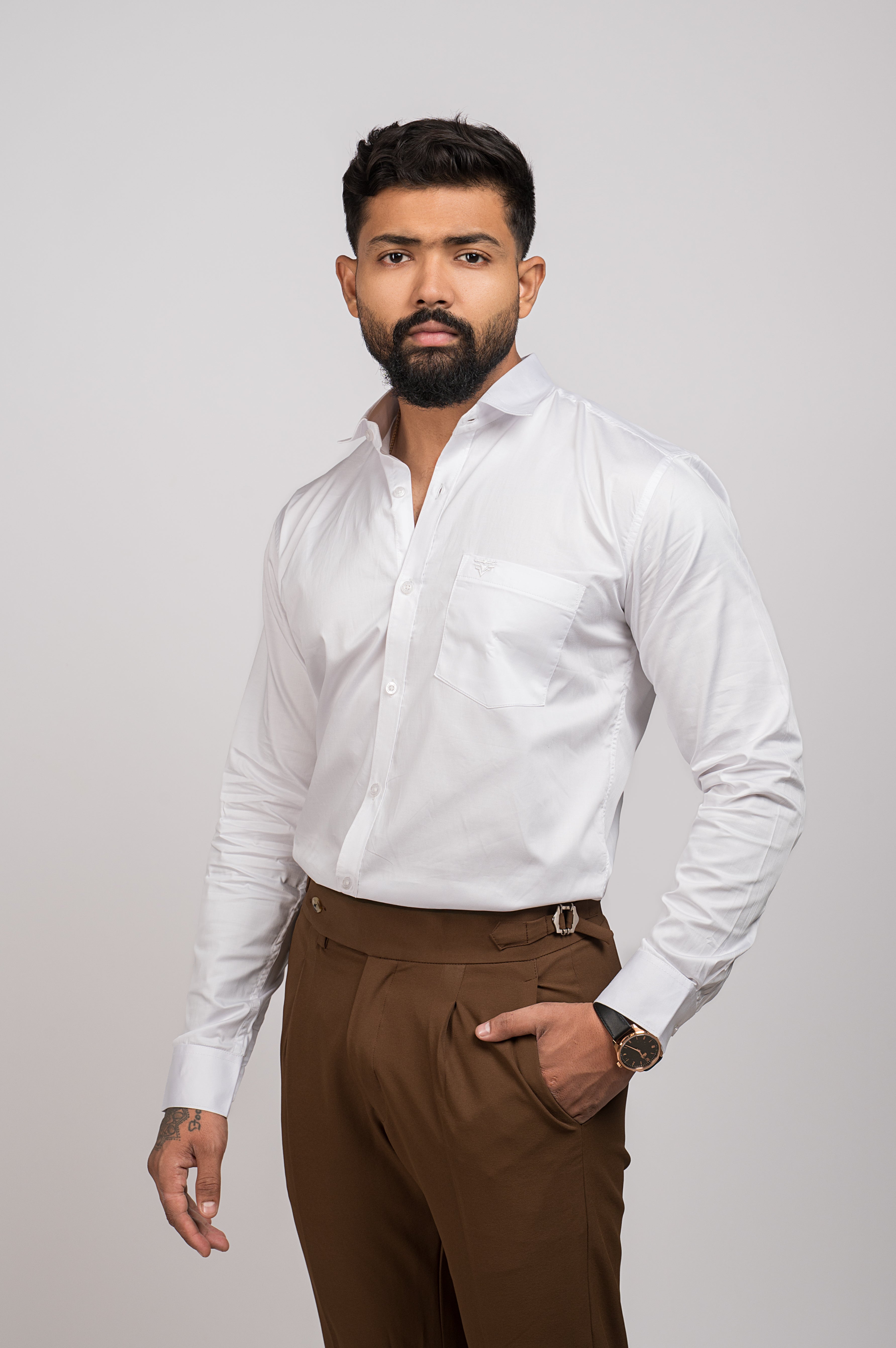 Men's Urban Fit White Shirt