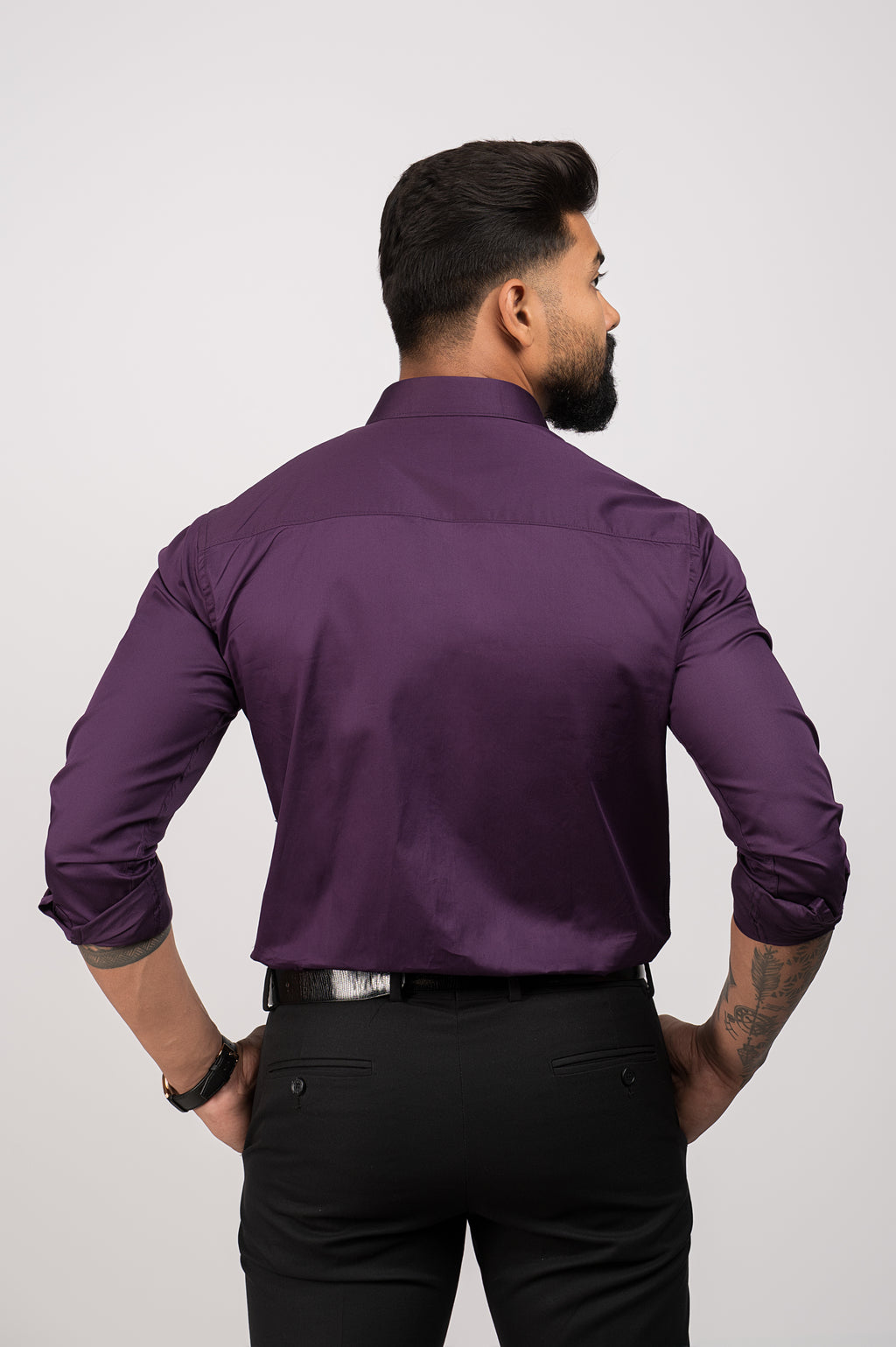 Men's Urban Fit Purple/Wine Shirt