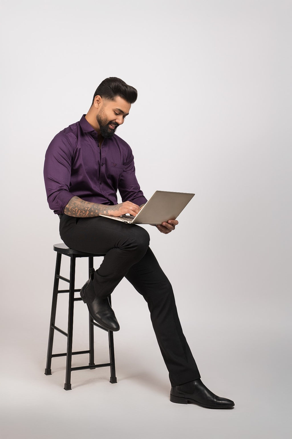 Men's Urban Fit Purple/Wine Shirt