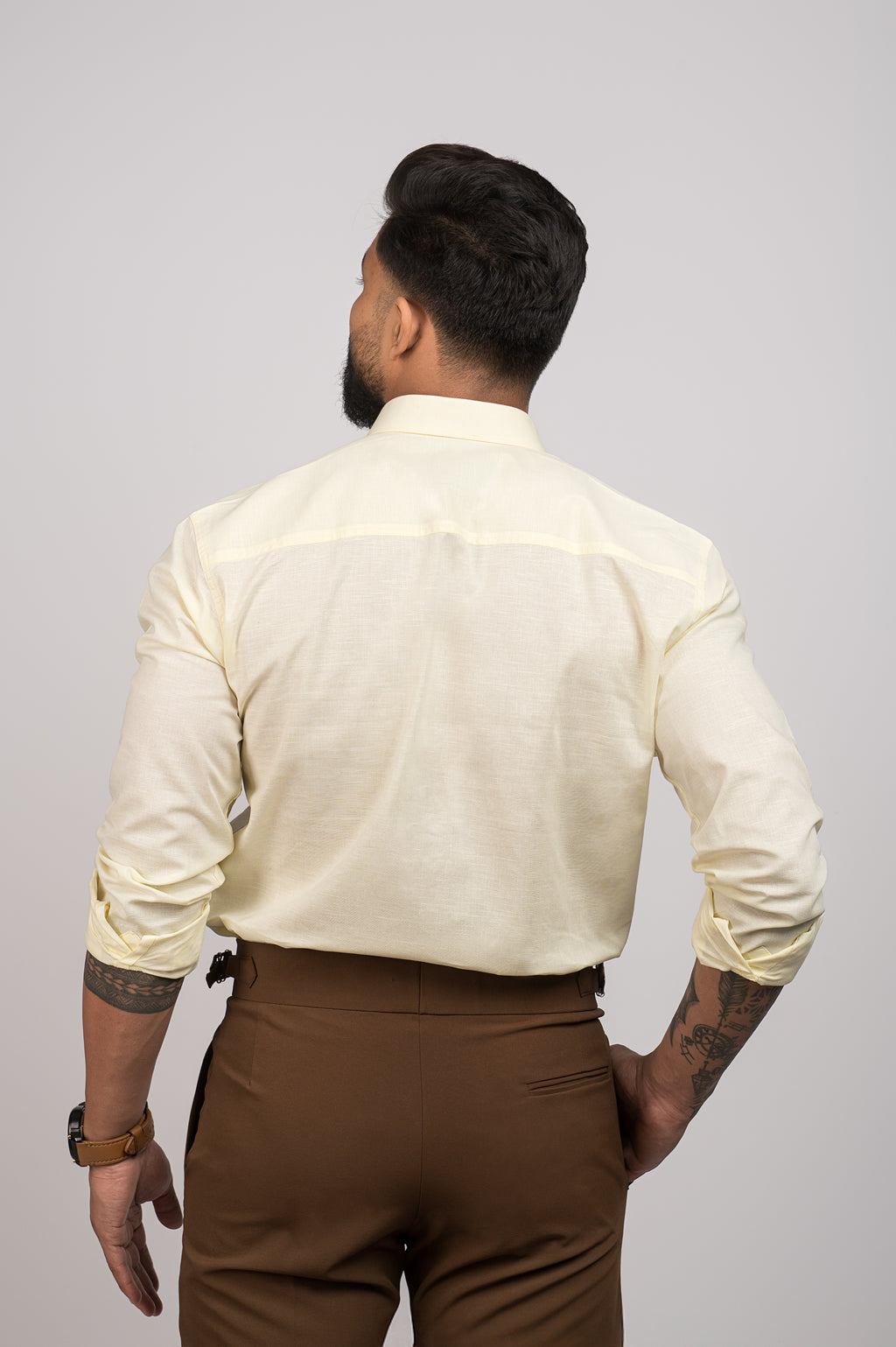 Men's Urban Fit Yellow Shirt