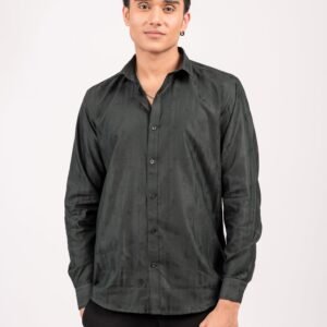 Midnight Ember Textured Shirt
