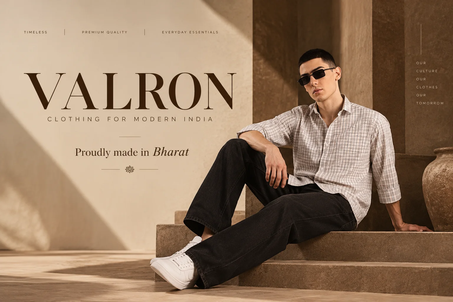 VALRON Clothing for Modern India campaign