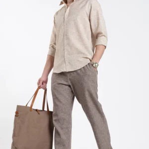 AMAZING LINEN SAFARI BROWN