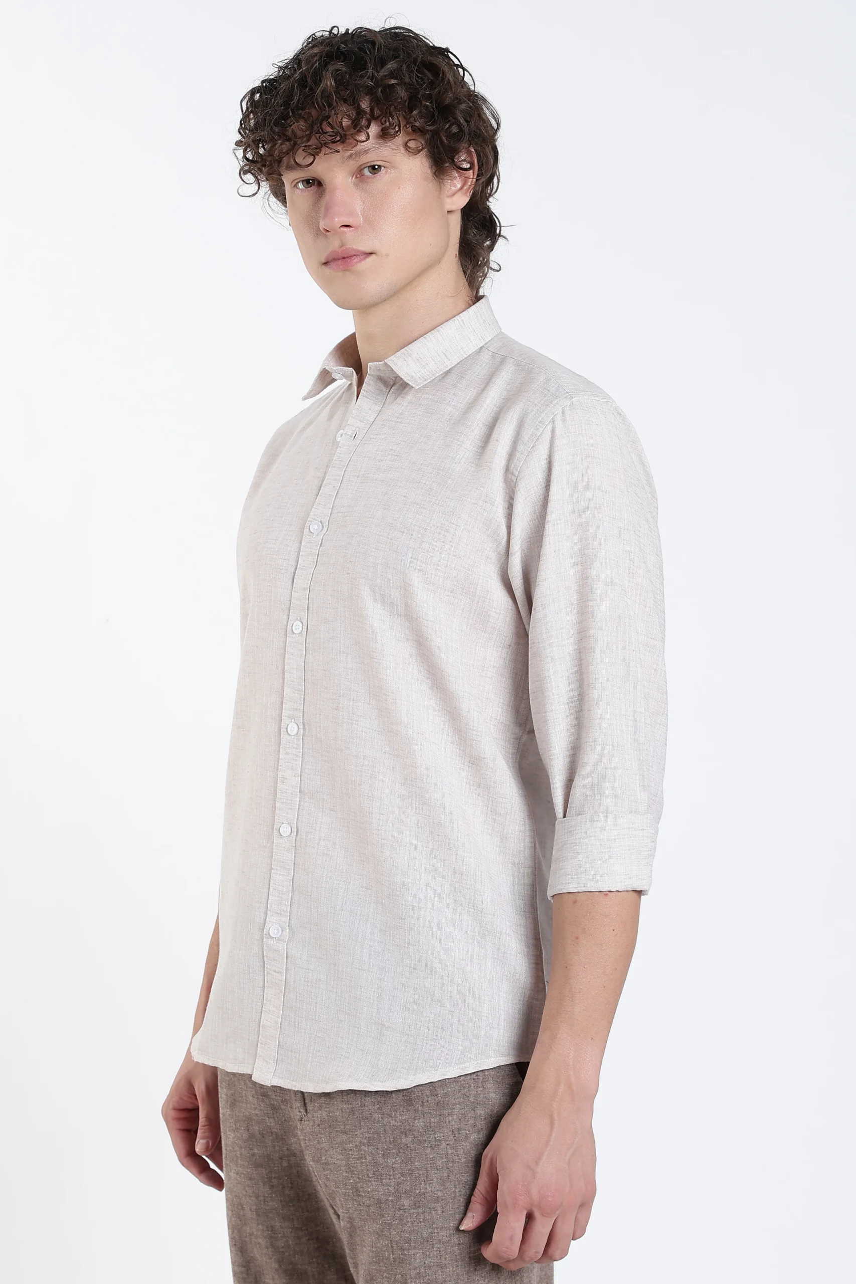 AMAZING LINEN LIGHT BROWN - Image 4