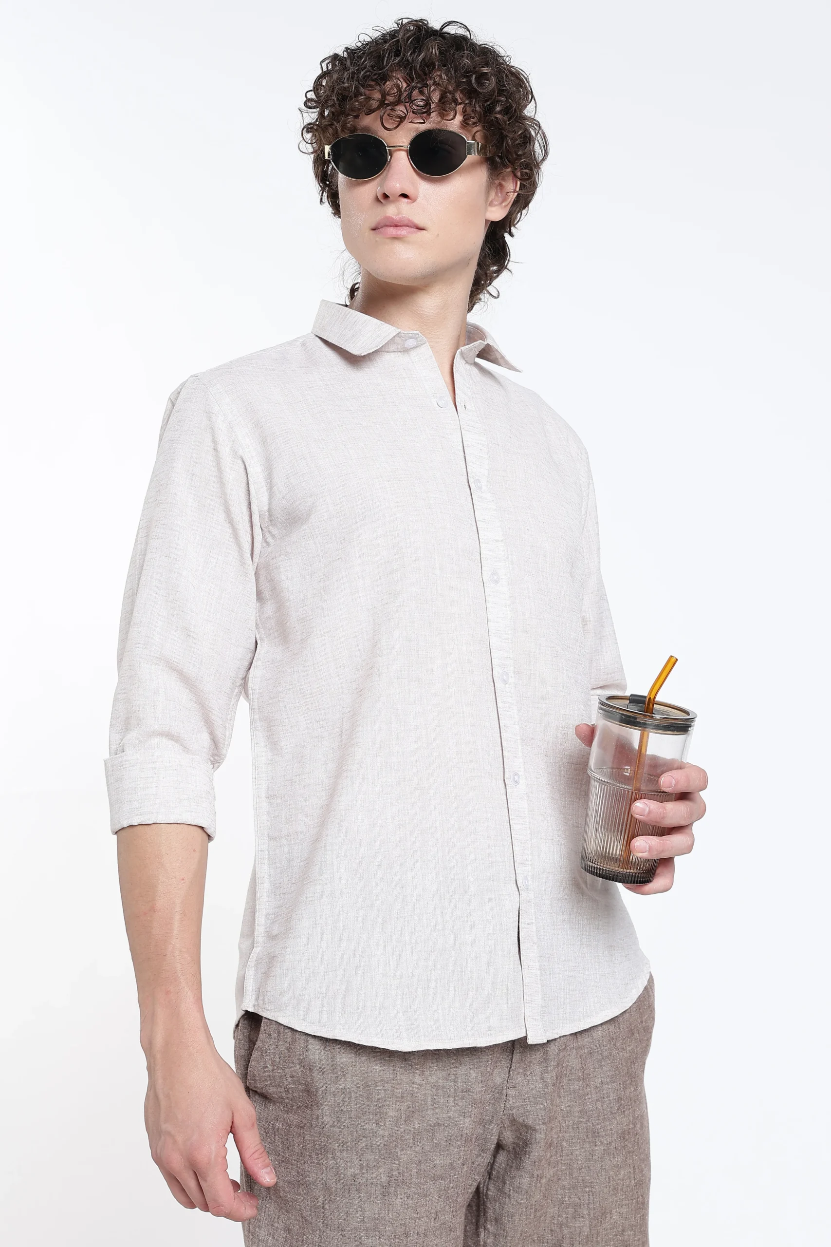 AMAZING LINEN LIGHT BROWN