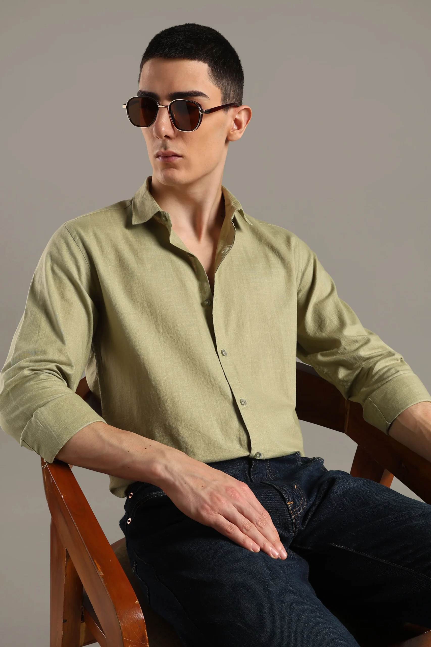 BENZ LINEN GREEN - Image 5