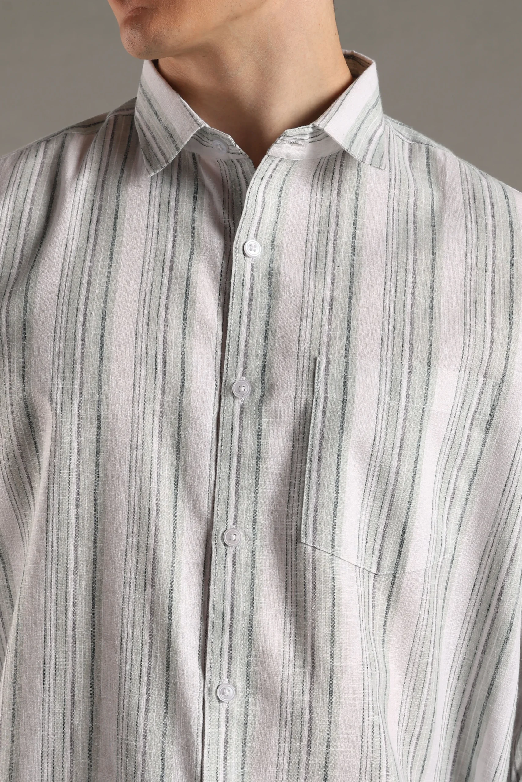 DARK GREEN BROAD STRIPS - Image 3