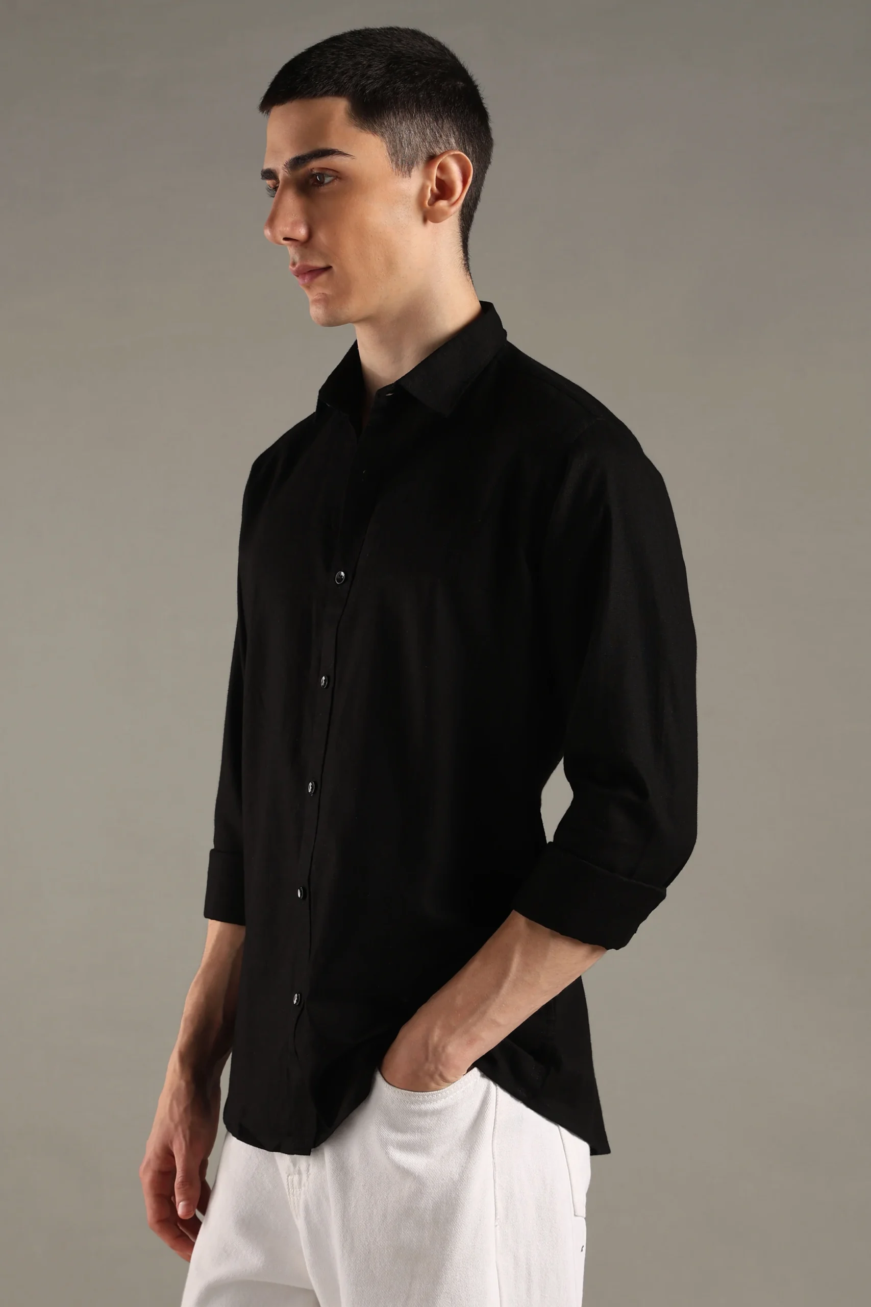 JET BLACK LINEN - Image 5